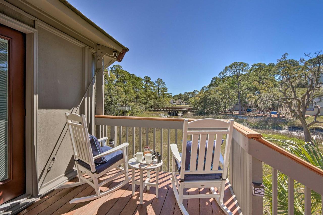 Villa Airy Treehouse With Bikes Walk To Harbour Town! Hilton Head Island Exterior foto