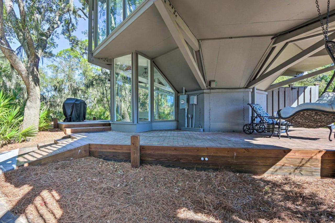 Villa Airy Treehouse With Bikes Walk To Harbour Town! Hilton Head Island Exterior foto